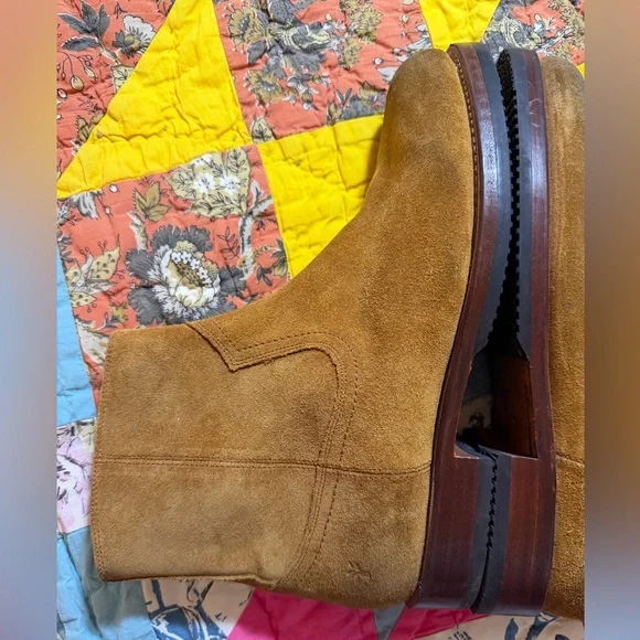 Frye Sawyer Inside Zip Mens Leather Boots:Size 9 - Picture 8 of 16